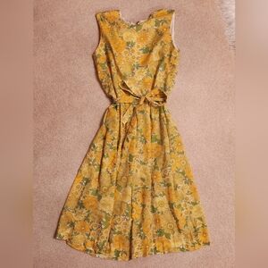 Vintage 60s Floral Dress